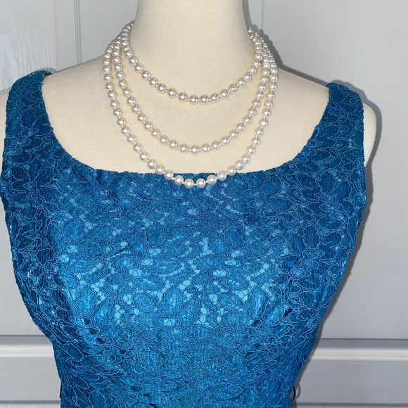 Vintage custom teal sheath and jacket - Picture 10 of 16